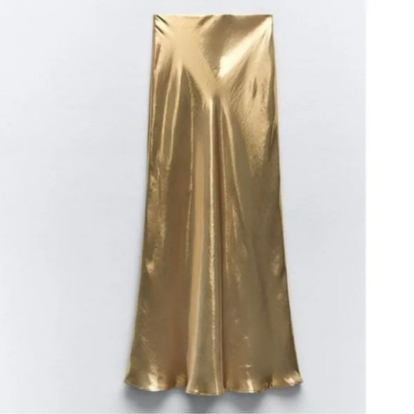 NTW Gold Zara Two piece set -Skirt and shirt - Picture 2 of 8